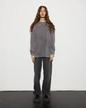 Worn Out Skate Longsleeve | Washed grey