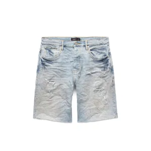 Worn Quilted Destroy Pocket Jean Shorts