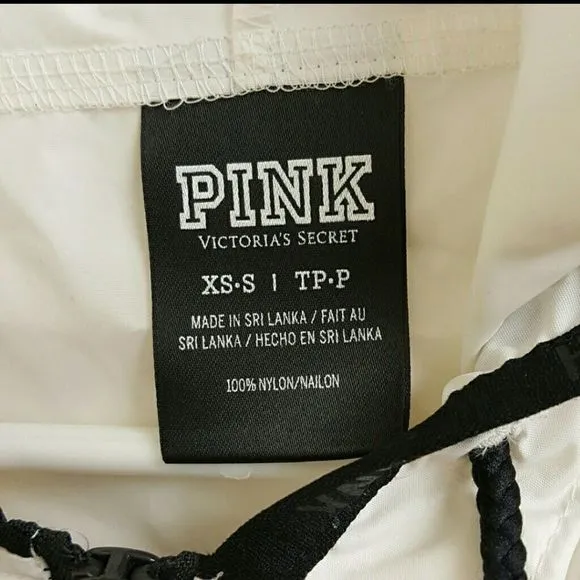worn twice Rare vs pink cutest Windbreaker jacket