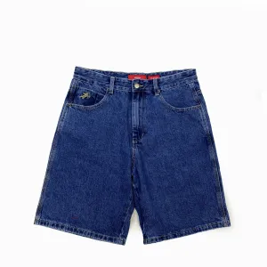 Worship Big Dawg Jeanshort Worn Blue Rinse