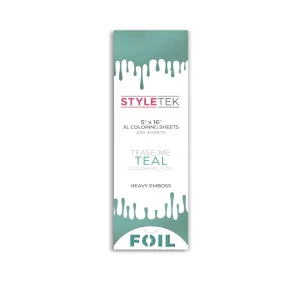 XL BALAYAGE EMBOSSED FLAT SHEET-TEASE ME TEAL