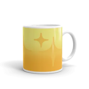 Yellow Ghost Sparkle Mug
