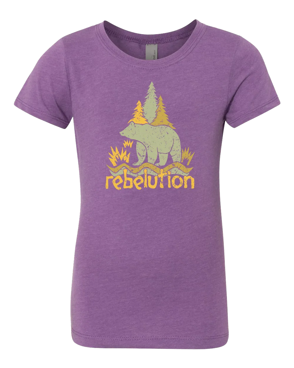Youth Girl’s Rugged Tee (Purple)