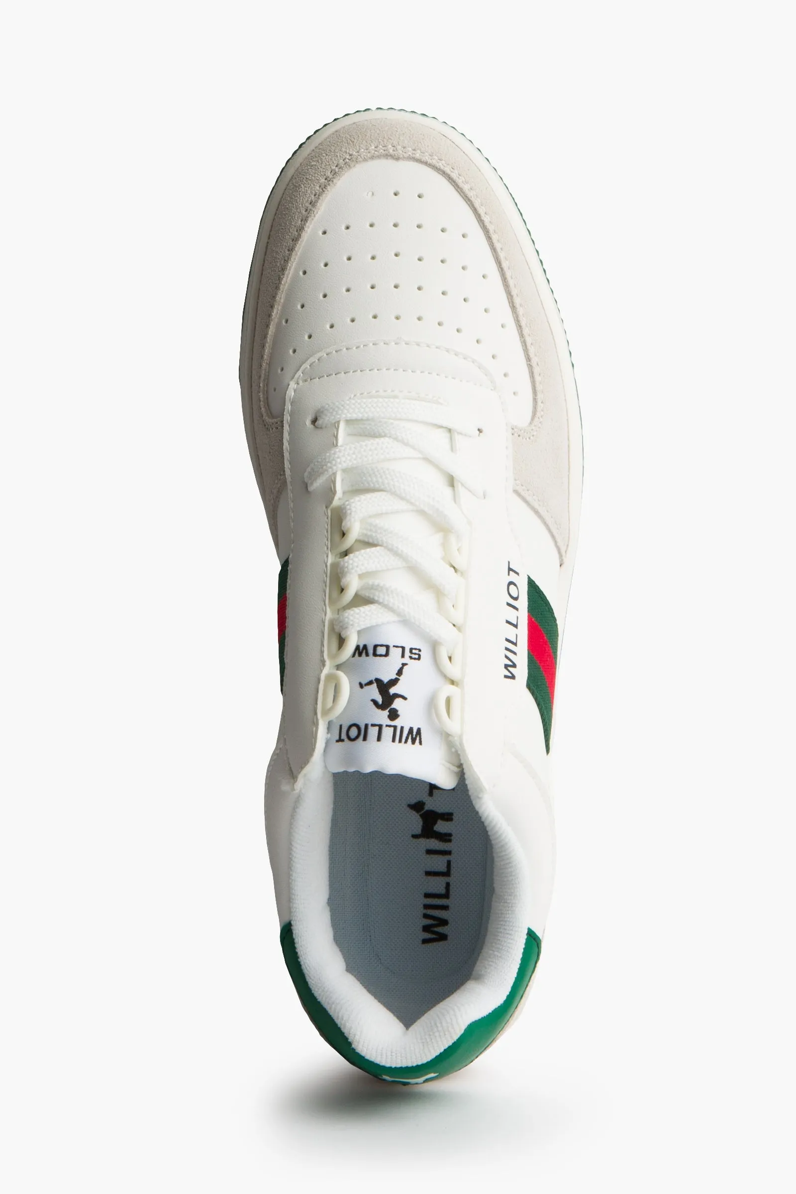 Zapatilla Casual Blanca Verde