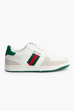 Zapatilla Casual Blanca Verde