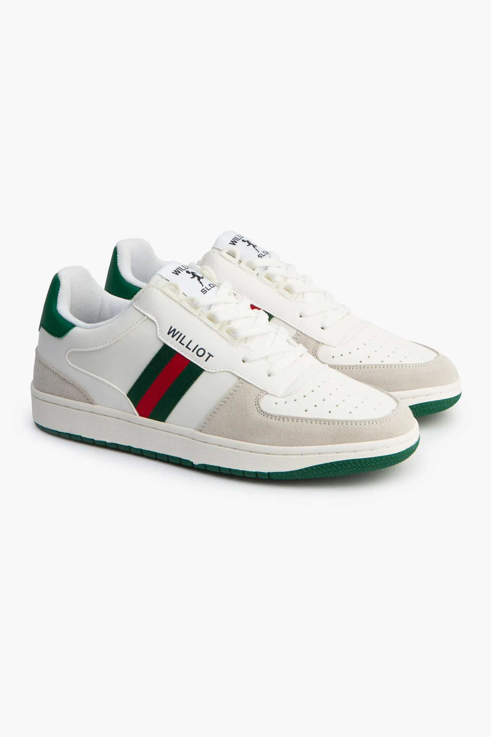 Zapatilla Casual Blanca Verde