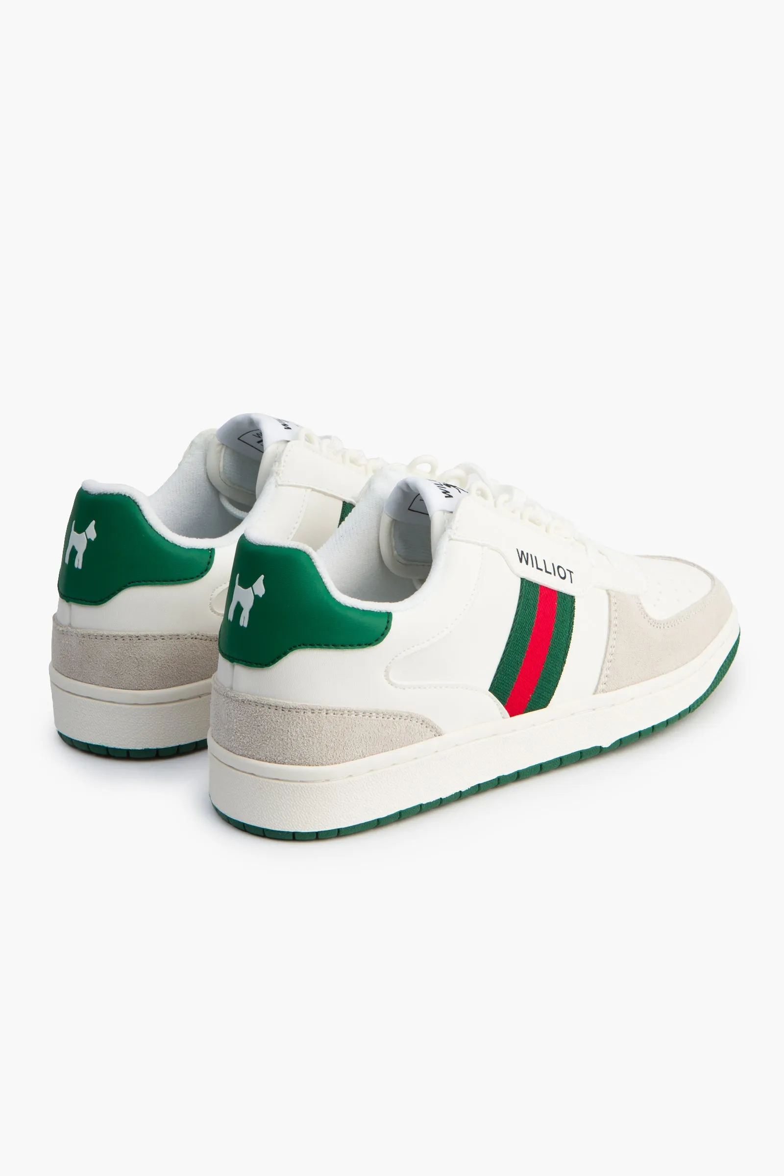 Zapatilla Casual Blanca Verde