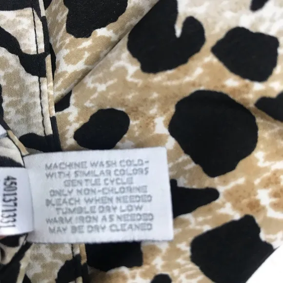 Zenergy by Chico’s animal print jacket worn once!