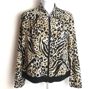 Zenergy by Chico’s animal print jacket worn once!