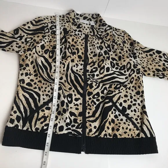 Zenergy by Chico’s animal print jacket worn once!