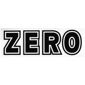 Zero Bold Sticker